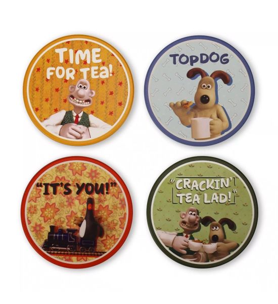 Wallace and Gromit: Ceramic Coaster Set