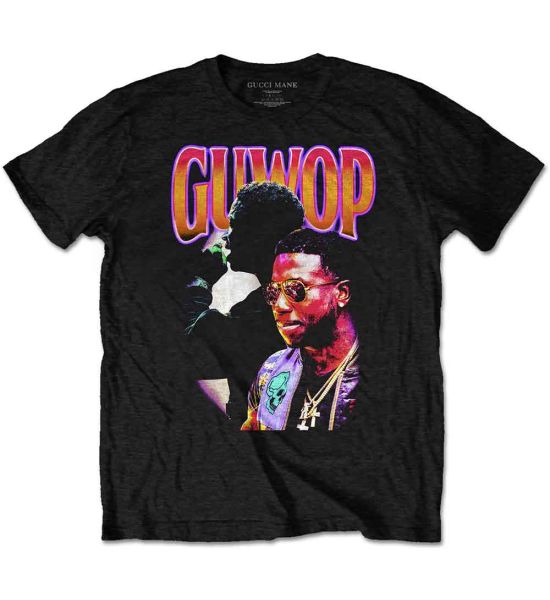 Gucci Mane (GUWOP): Gucci Collage - Black T-Shirt