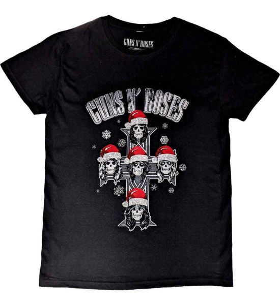 Guns N' Roses: Appetite Christmas - Black T-Shirt