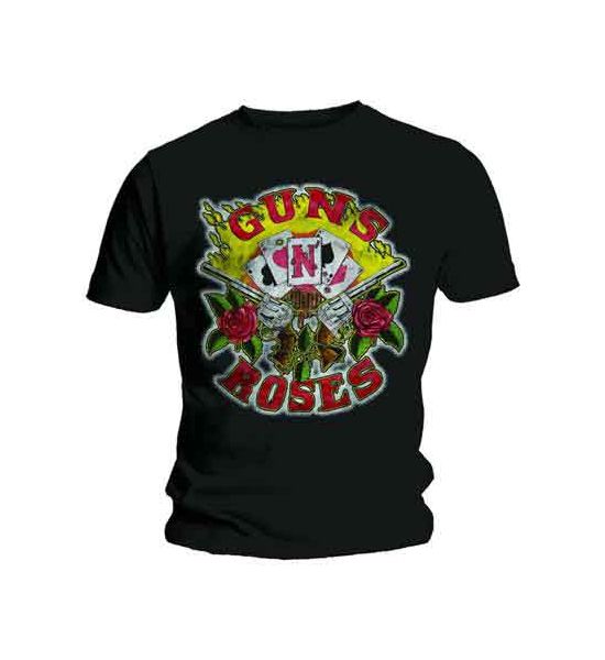 Guns N' Roses: Cards - Black T-Shirt