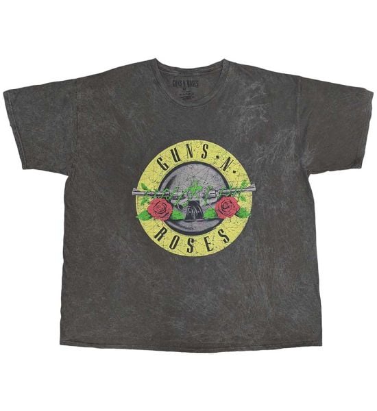 Guns N' Roses: Classic Logo - Charcoal Grey T-Shirt