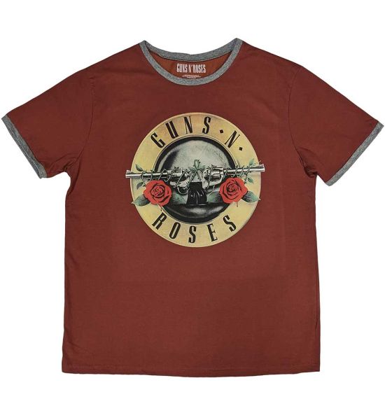 Guns N' Roses: Classic Logo - Red T-Shirt