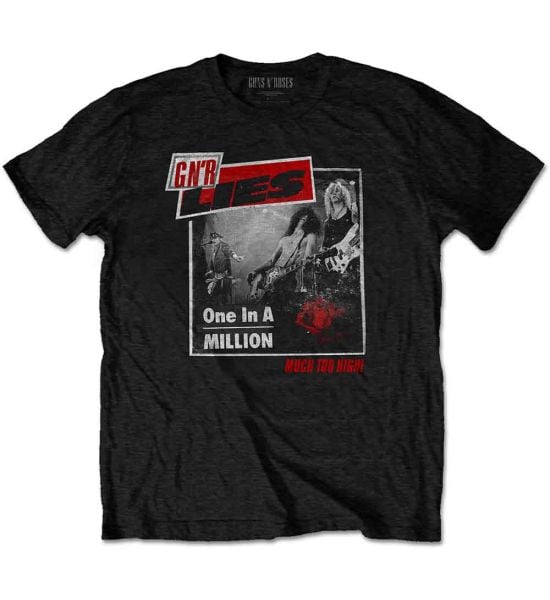 Guns N' Roses: One in a Million - Black T-Shirt