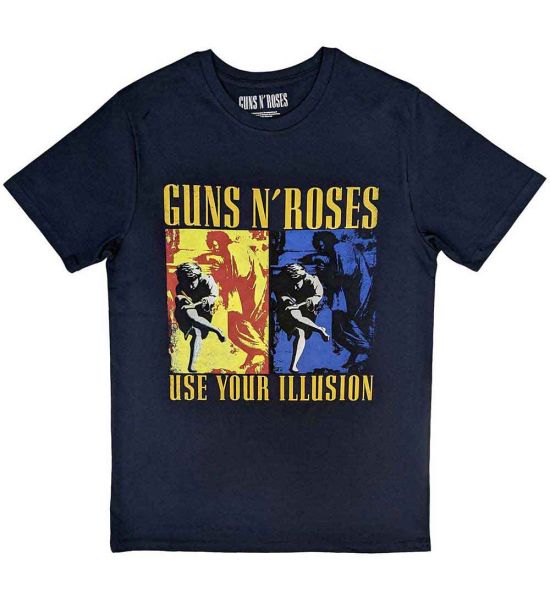 Guns N' Roses: Use Your Illusion Navy - Navy Blue T-Shirt