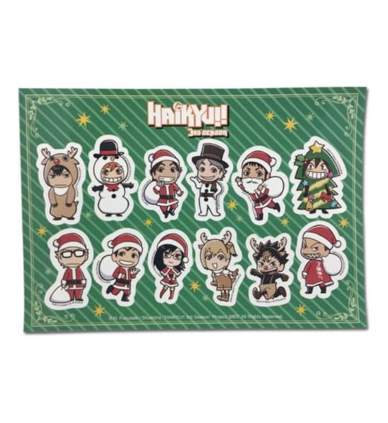 Haikyu!!: Christmas SD Group Sticker Set