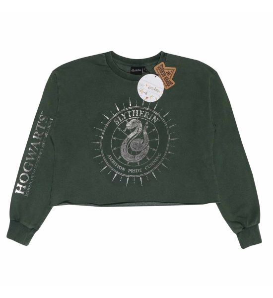 Harry Potter: Slytherin Constellation Cropped Hoodie