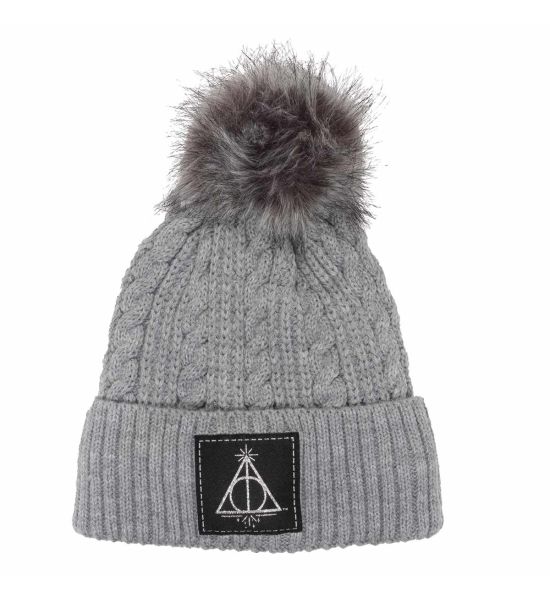 Harry Potter: Deathly Hallows Unisex Pom Beanie Preorder