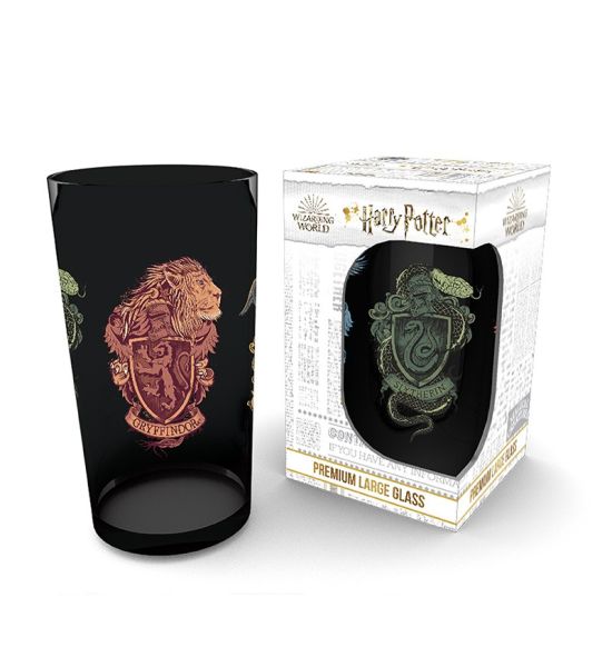 Harry Potter: Animals Crest 400ml Glass