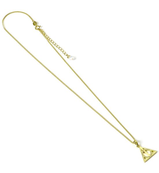 Harry Potter: Deathly Hallows Necklace (Gold plated) Preorder