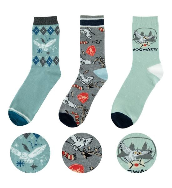 Harry Potter: Hedwig Socks 3-Pack Preorder