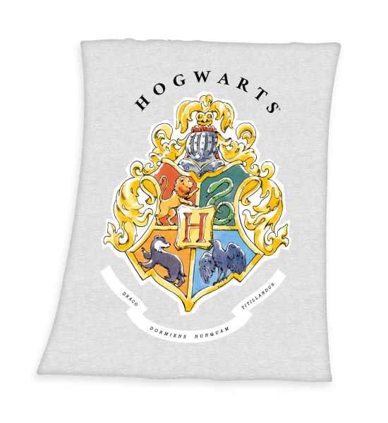 Harry Potter: Hogwarts Fleece Blanket (130cm x 160cm) Preorder