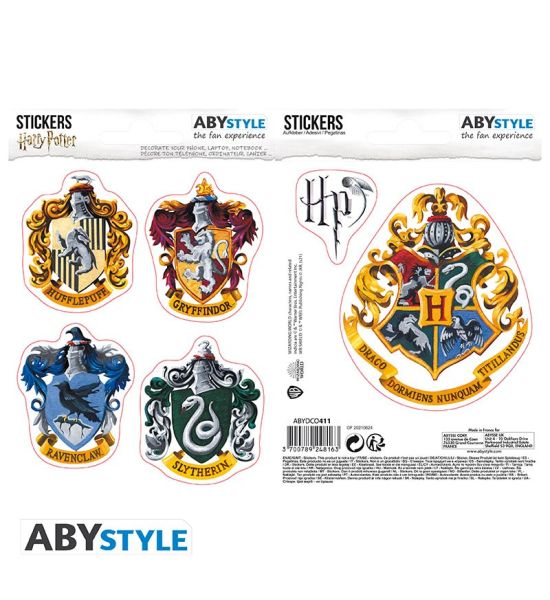 Harry Potter: Hogwarts Houses 2 Sheet Sticker Set