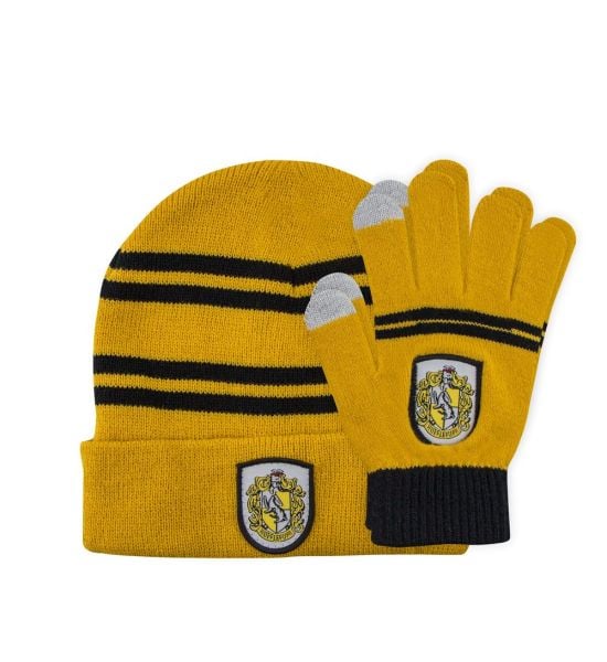 Harry Potter: Hufflepuff Beanie & Gloves Set for Kids