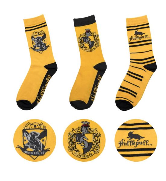 Harry Potter: Hufflepuff Socks 3-Pack Preorder