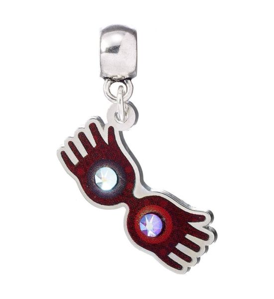 Harry Potter: Luna Lovegood's Glasses Charm (Silver Plated)