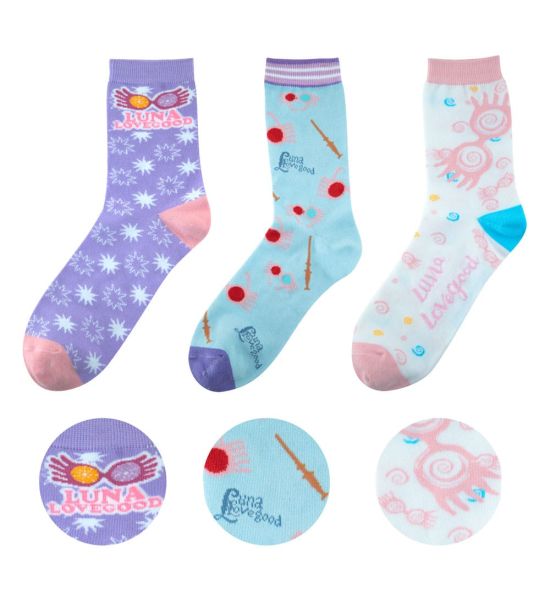 Harry Potter: Luna Lovegood Socks 3-Pack Preorder