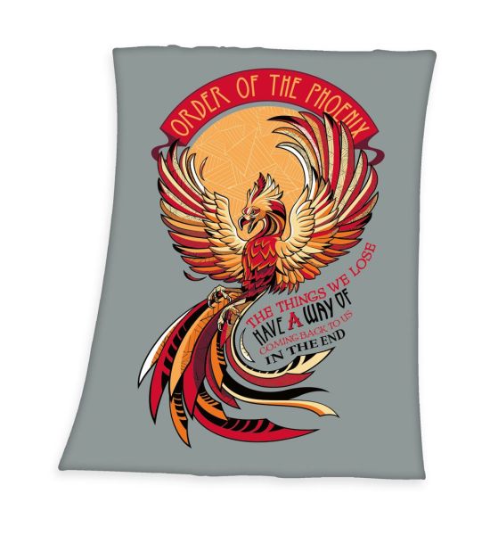 Harry Potter: Order Of The Phoenix Fleece Blanket (130cm x 170cm) Preorder