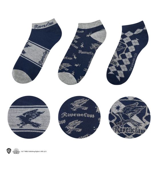 Harry Potter: Ravenclaw Ankle Socks 3-Pack Preorder