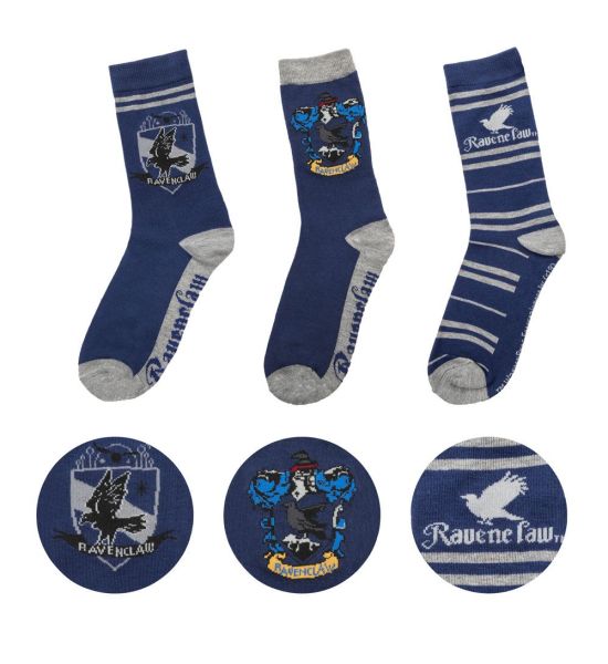 Harry Potter: Ravenclaw Socks 3-Pack Preorder