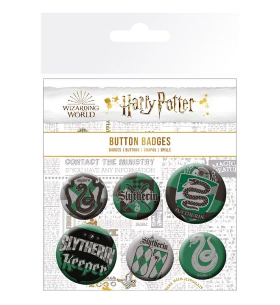 Harry Potter: Slytherin Badge Pack Preorder