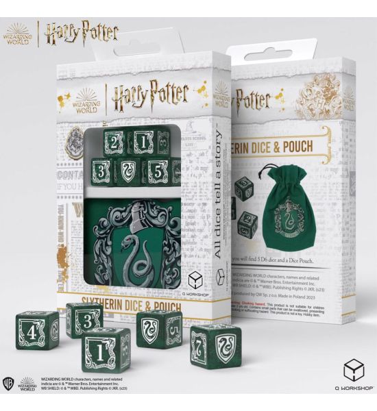 Harry Potter: Slytherin Dice & Pouch Set Dice Set (5)