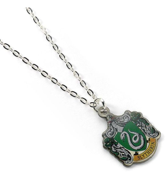 Harry Potter: Slytherin Pendant & Necklace (Silver Plated) Preorder