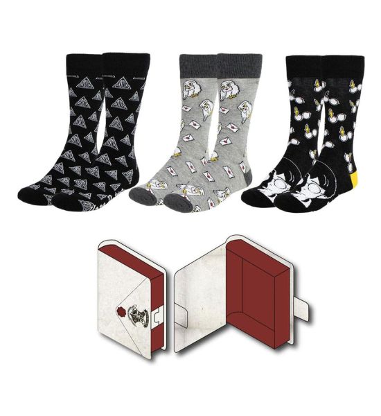 Harry Potter: Socks 3-Pack (38-45)