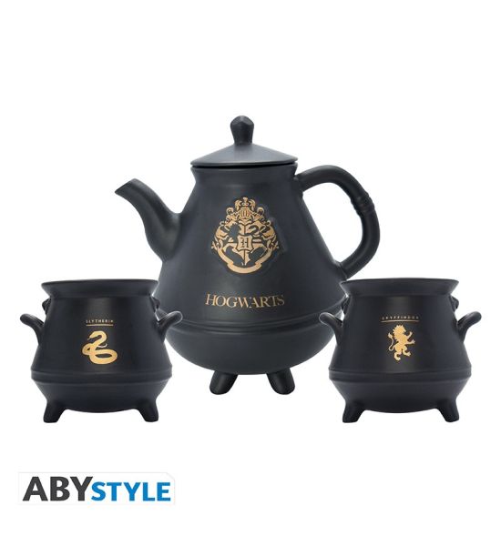 Harry Potter: Cauldron Teapot and 2 x Mug Set