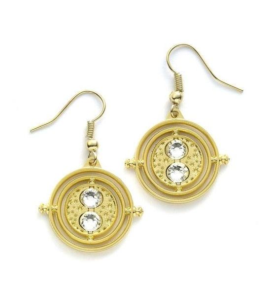 Harry Potter: Time Turner Earrings (Gold Plated) Preorder