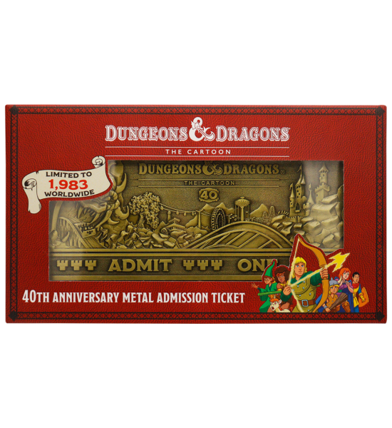 Dungeons & Dragons: The Cartoon 40th Anniversary Rollercoaster Ticket