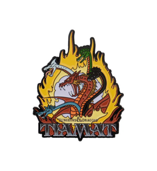 Dungeons & Dragons: The Cartoon 40th Anniversary Tiamat Pin Badge