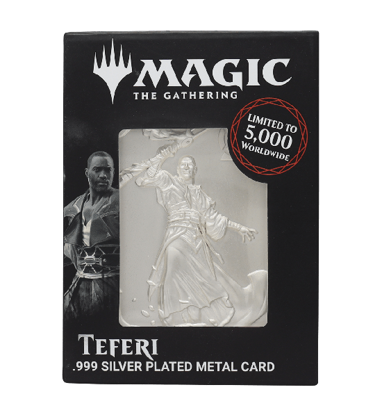 Magic The Gathering: Teferi Limited Edition .999 Silver Plated Metal Collectible Preorder