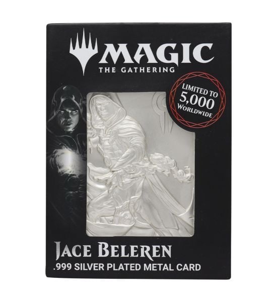 Magic The Gathering: Jace Beleren Limited Edition .999 Silver Plated Metal Collectible