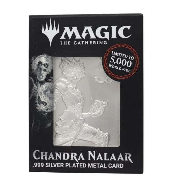 Magic The Gathering: Chandra Nalaar Limited Edition .999 Silver Plated Metal Collectible