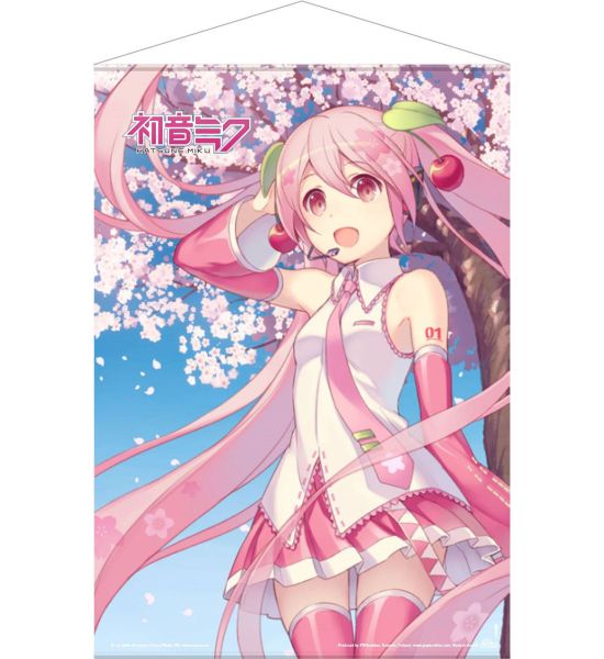 Hatsune Miku: Cherry Blossom Wallscroll (50 x 70cm) Preorder