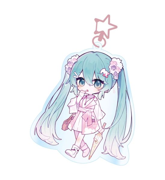 Hatsune Miku: Kawaii Summer Time Acrylic Keychain Preorder