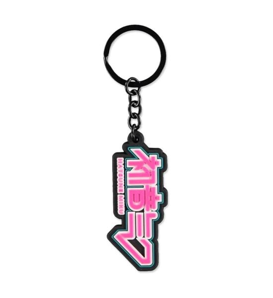 Hatsune Miku: Logo Rubber Keychain Preorder