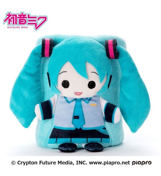 Hatsune Miku: Miku Roll-Up Plush Figure (20cm x 15cm)