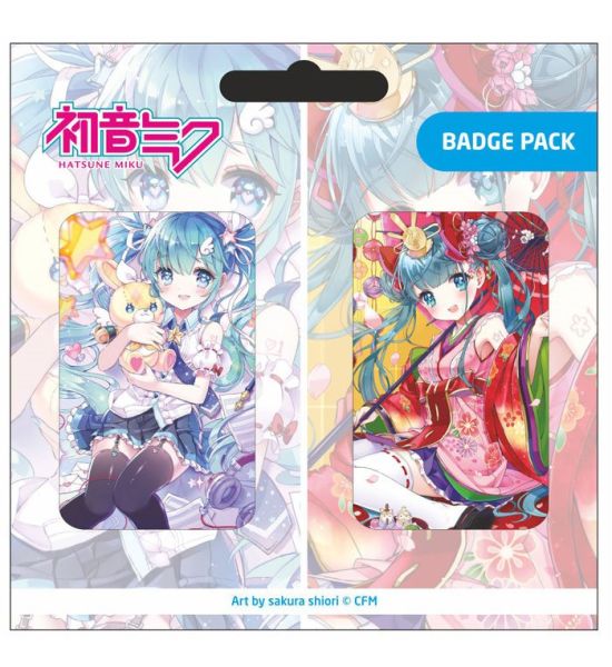 Hatsune Miku: Pin Badges 2-Pack Set B Preorder