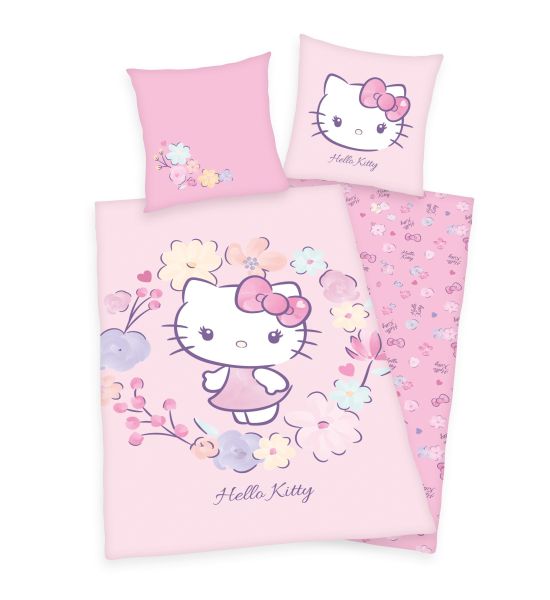 Hello Kitty: Duvet Set 135 x 200 cm / 80 x 80 cm