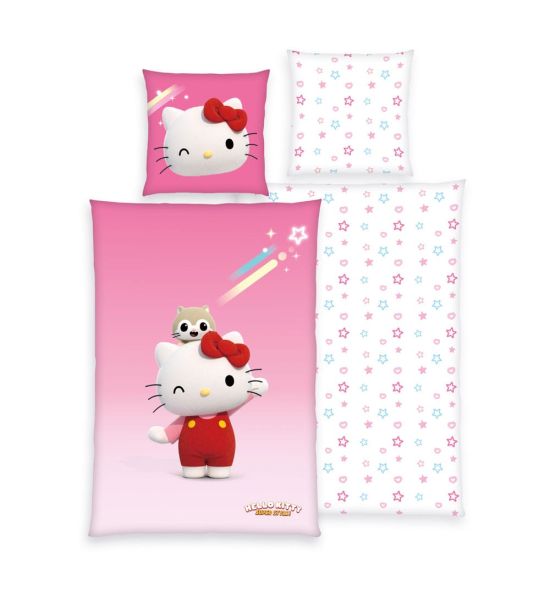 Hello Kitty: Hello Kitty-Super Style Duvet Set (135cm x 200cm / 80cm x 80cm)