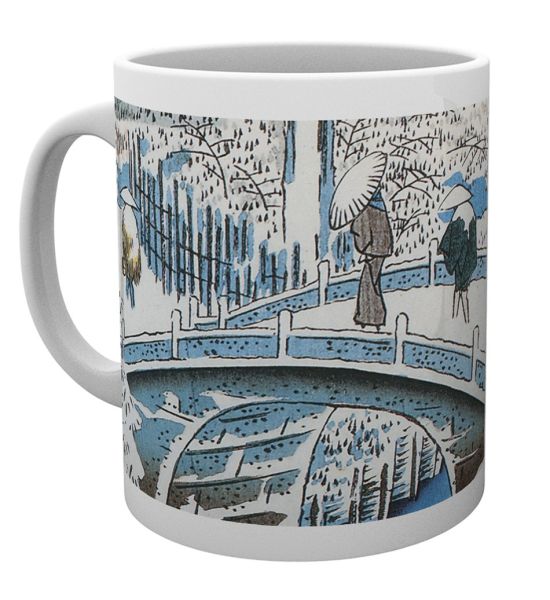 Hiroshige: The Drum Bridge Mug