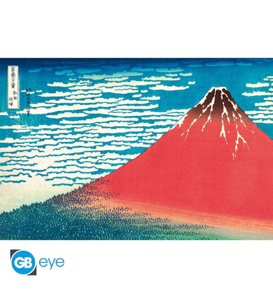 Hokusai: Red Fuji Poster (91.5x61cm)