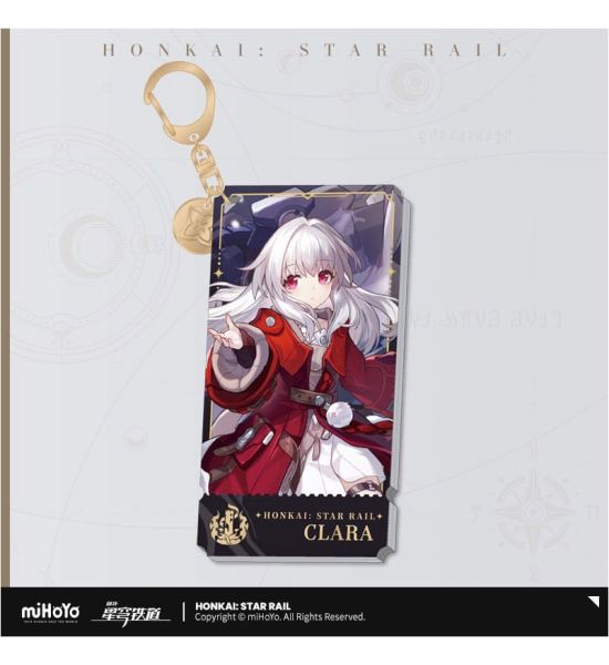 Honkai: Clara Star Rail Character Acrylic Keychain (9cm) Preorder