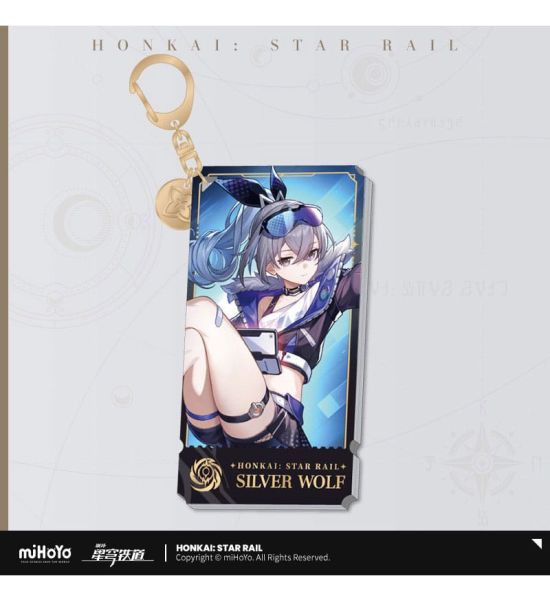 Honkai: Silver Wolf Star Rail Character Acrylic Keychain (9cm) Preorder