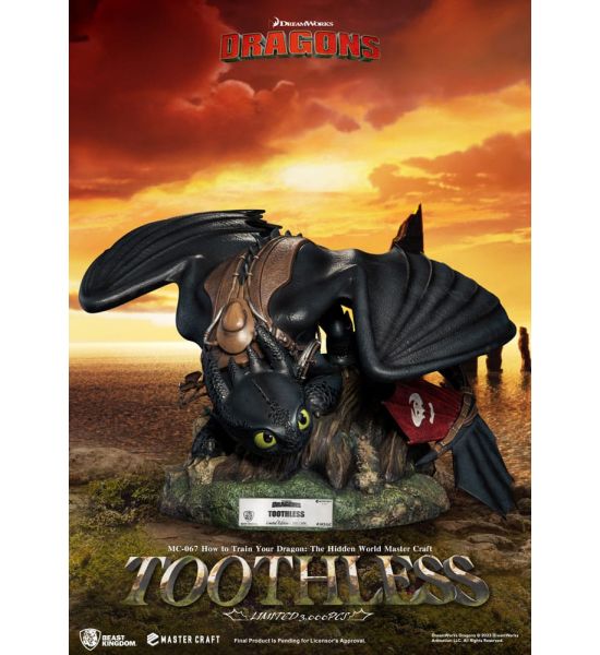 How To Train Your Dragon: Toothless Master Craft Statue (24cm)