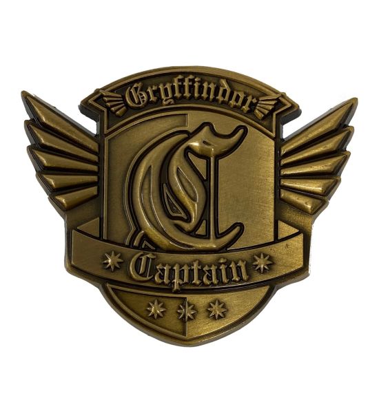 Harry Potter: Gryffindor Quidditch Captain Limited Edition Metal Medallion