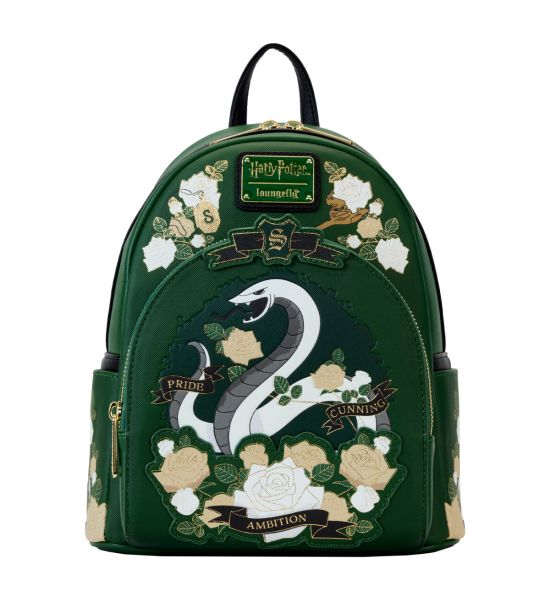 Loungefly: Harry Potter Slytherin House Tattoo Mini Backpack Preorder