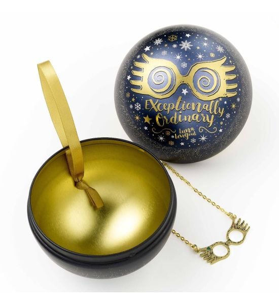 Harry Potter: Luna Lovegood Glasses Christmas Gift Bauble with Necklace