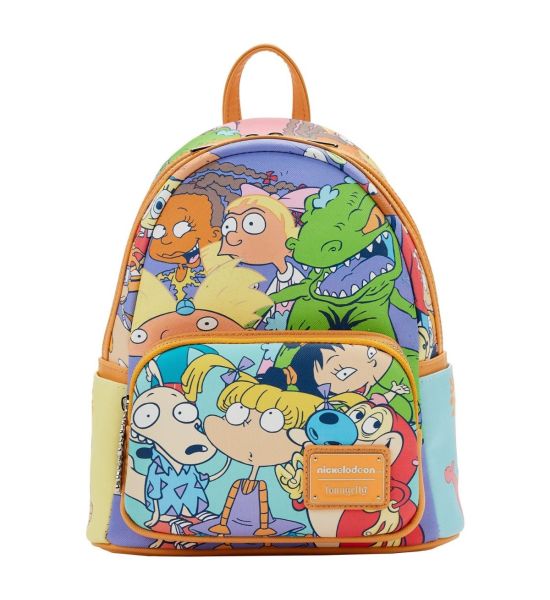 Nickelodeon: Nick 90s Color Block AOP Loungefly Mini Backpack